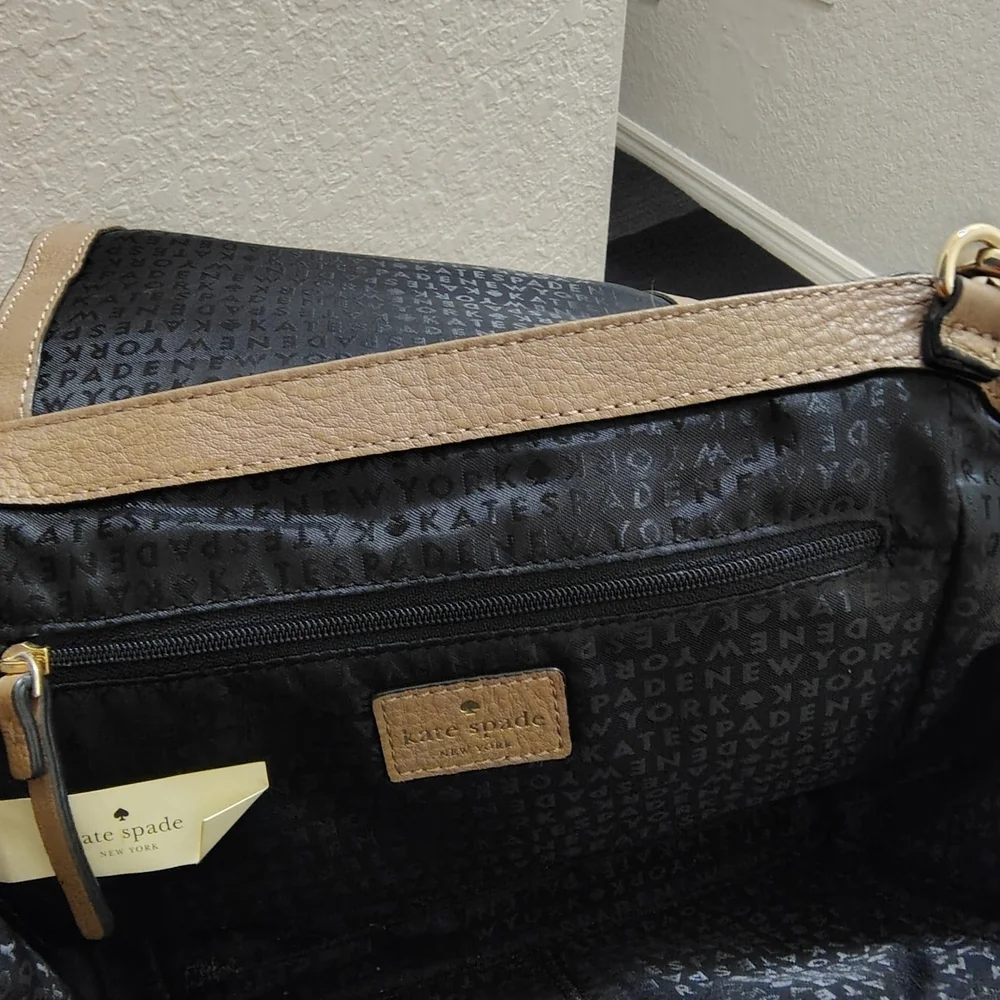 Kate Spade Black and Brown Snake Print Shoulder Bag